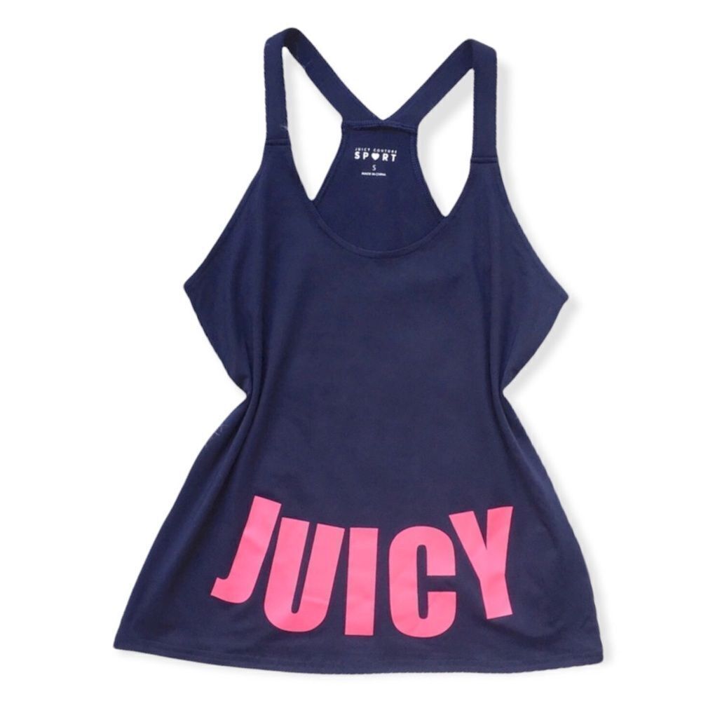 🆕Juicy Couture Sport Blue Logo Tank Top